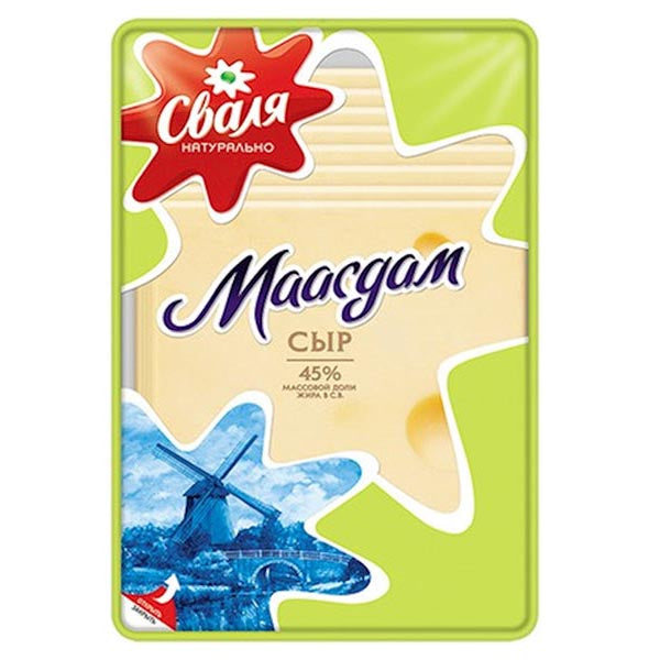 Sliced Cheese Maasdam 45% – 5.29 oz (150gr)